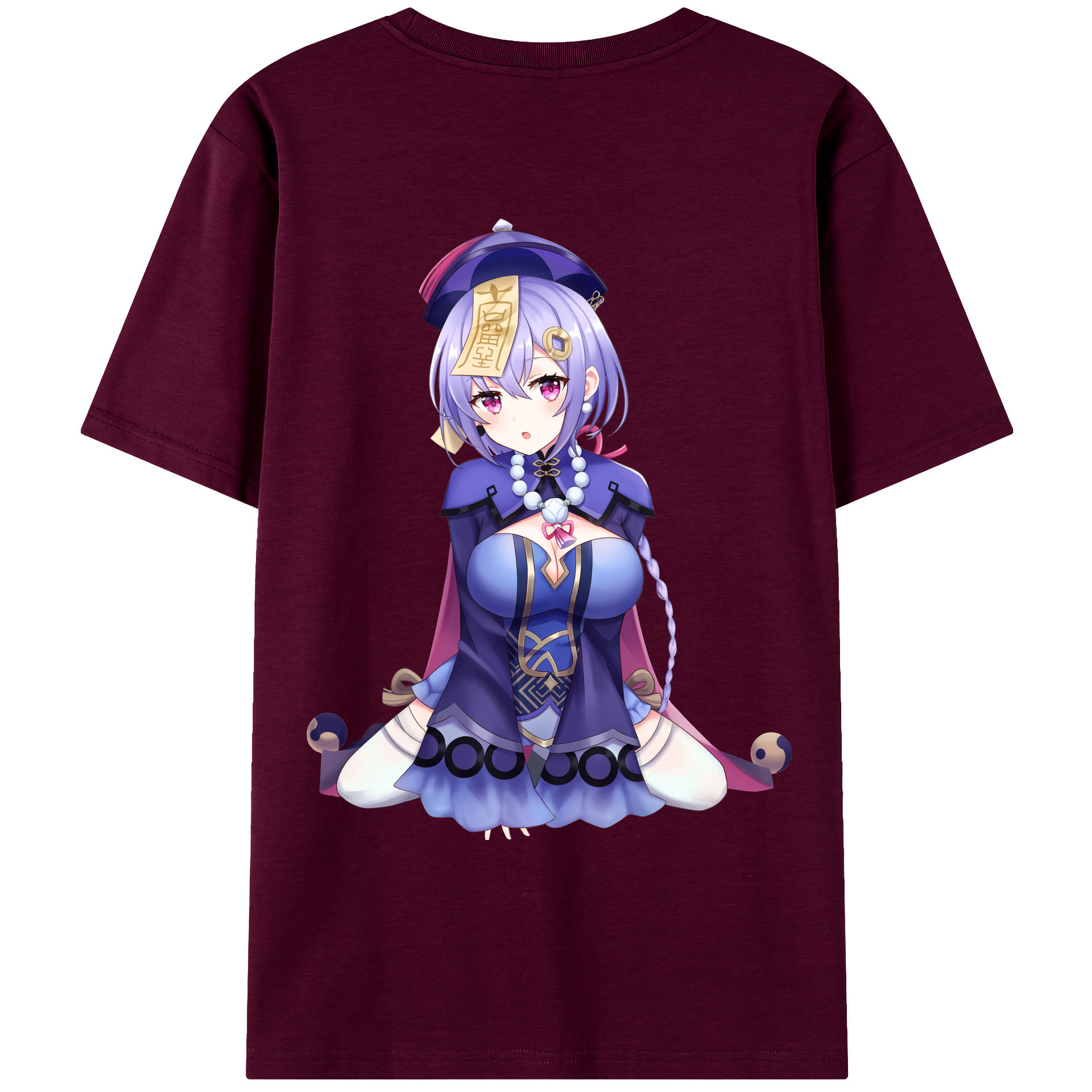 げんし神 七七 なな  genshin Nana レディース半袖Tシャツ(バックプリント)
